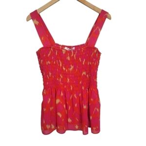 Rose & Olive Tank Elastic Bust Sheer Blouse